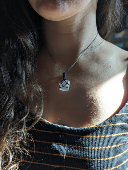 Collier Quartz Rose