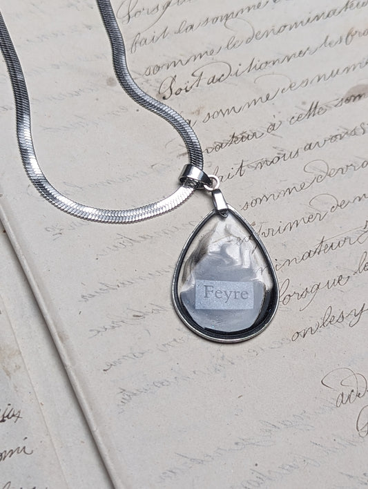 Collier Feyre - Flammes Noires