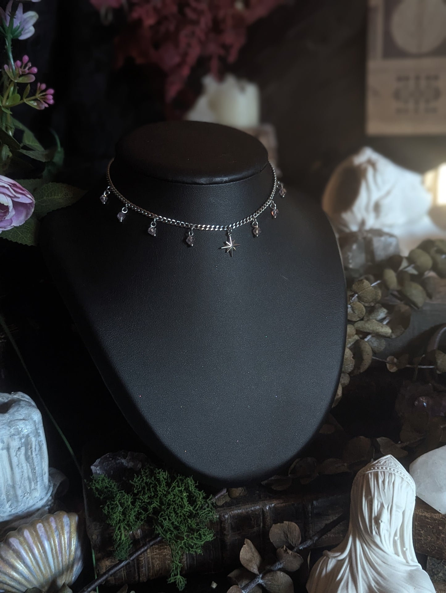 Chocker Célèste Argenté