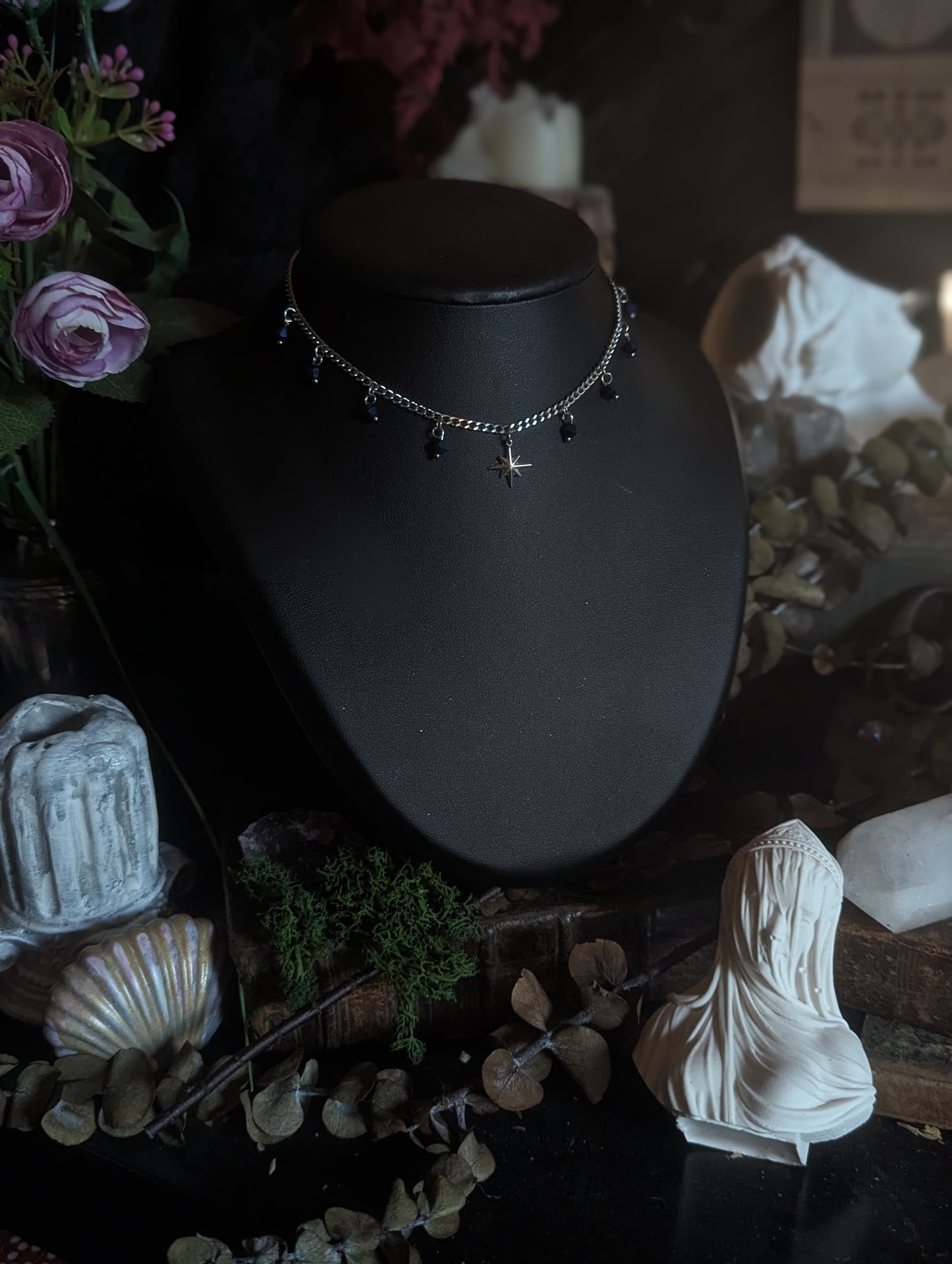 Chocker Célèste Argenté