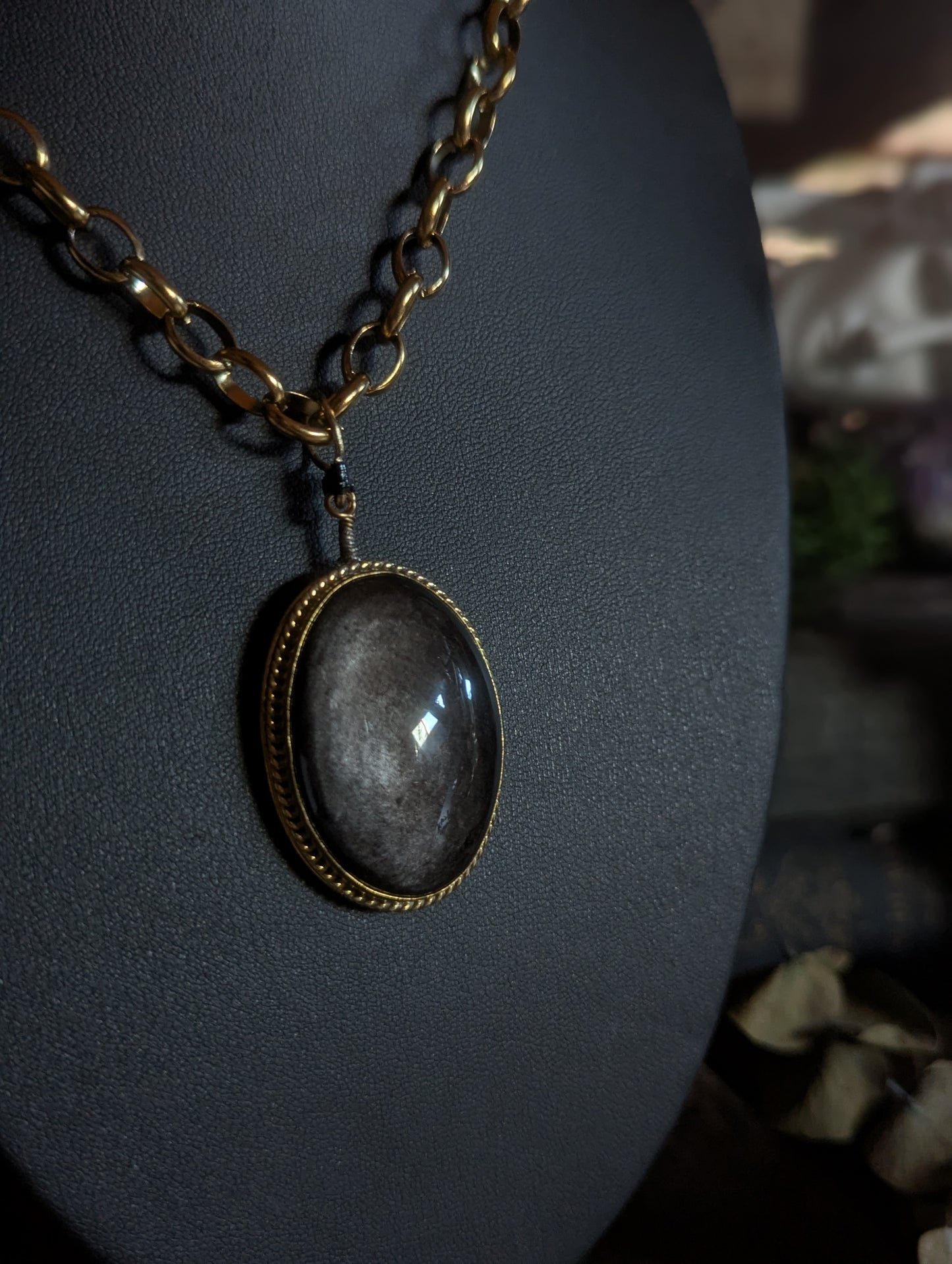 Obsidienne Argentée