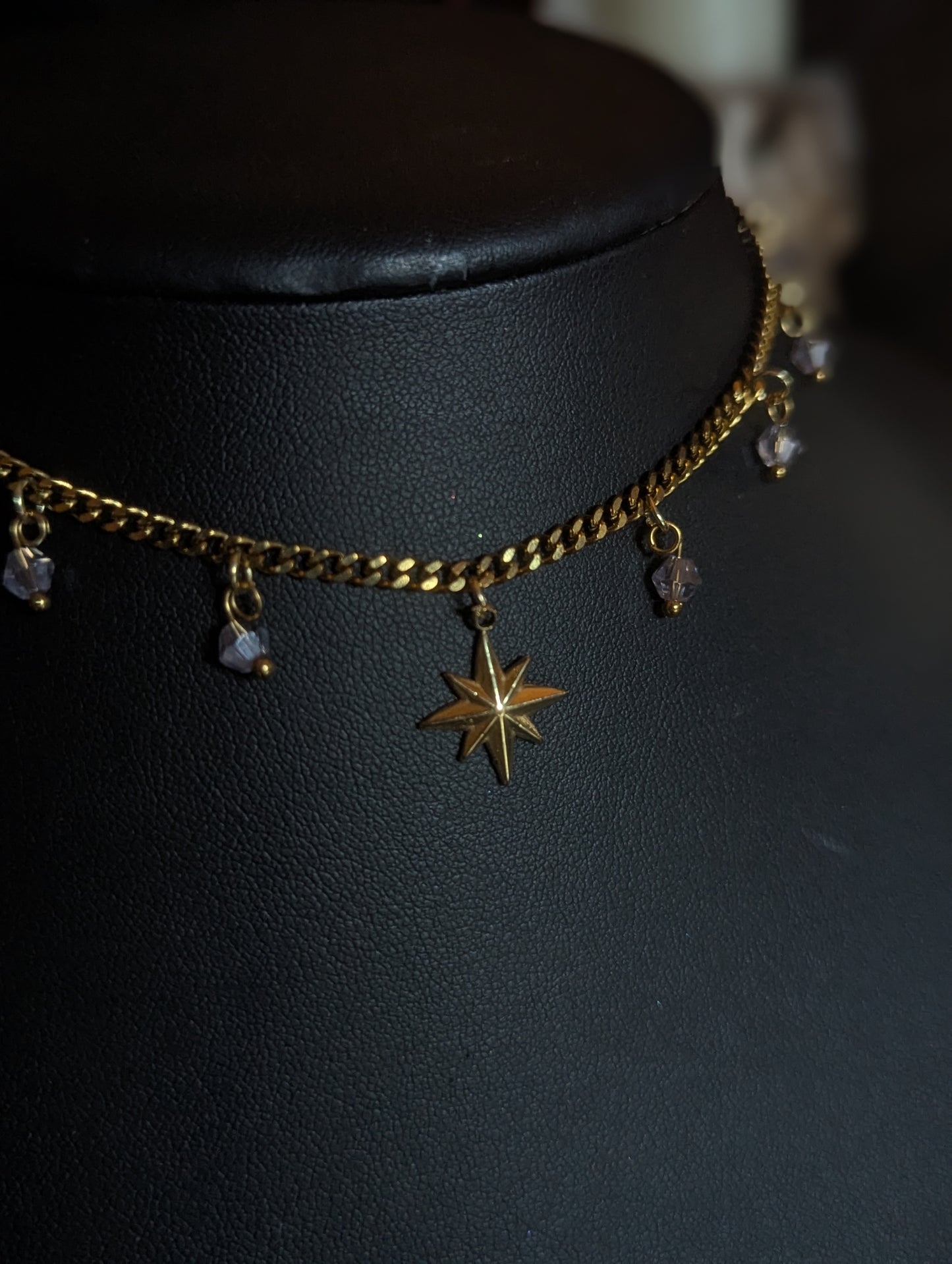 Chocker Célèste Doré