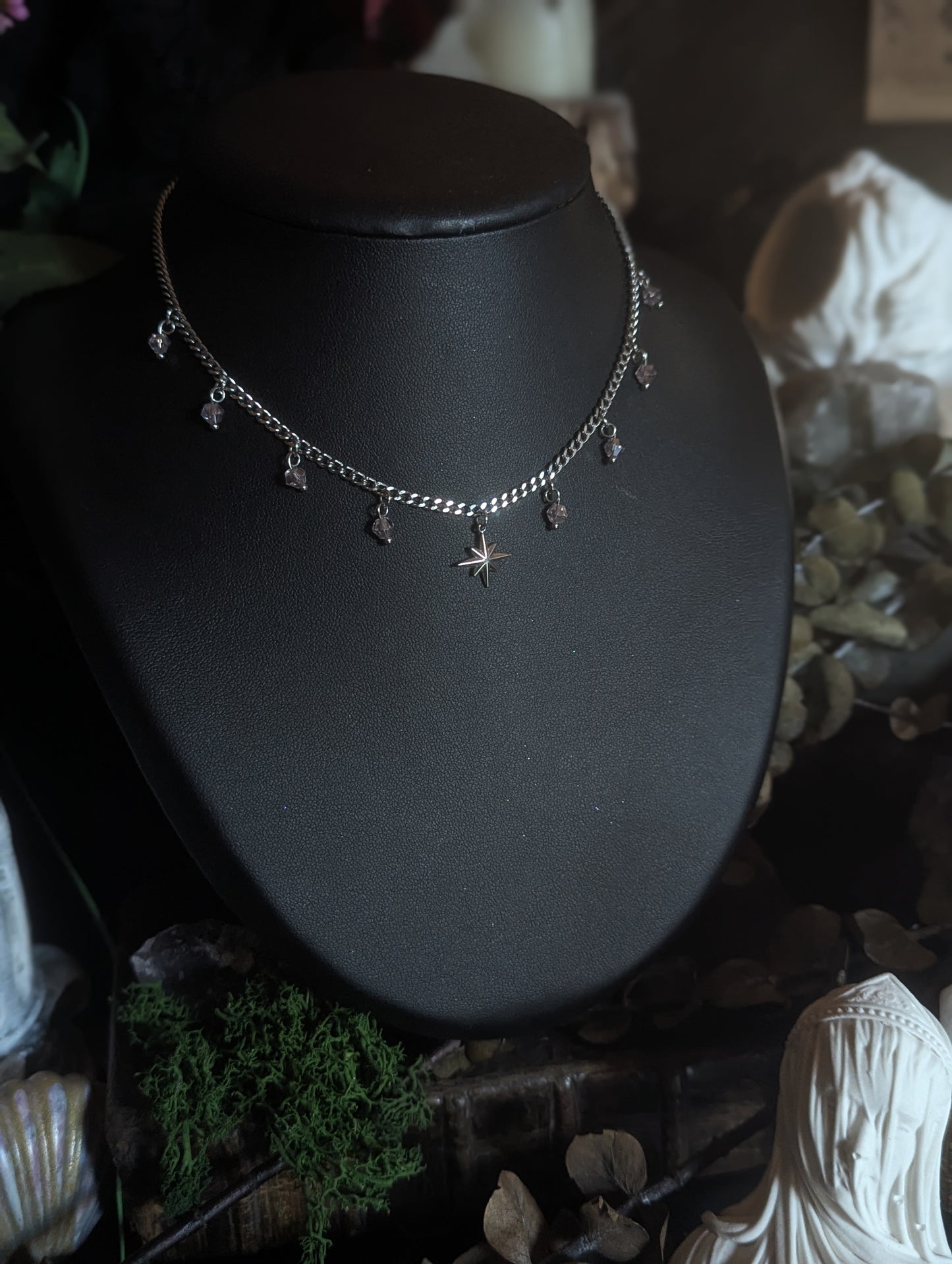 Chocker Célèste Argenté