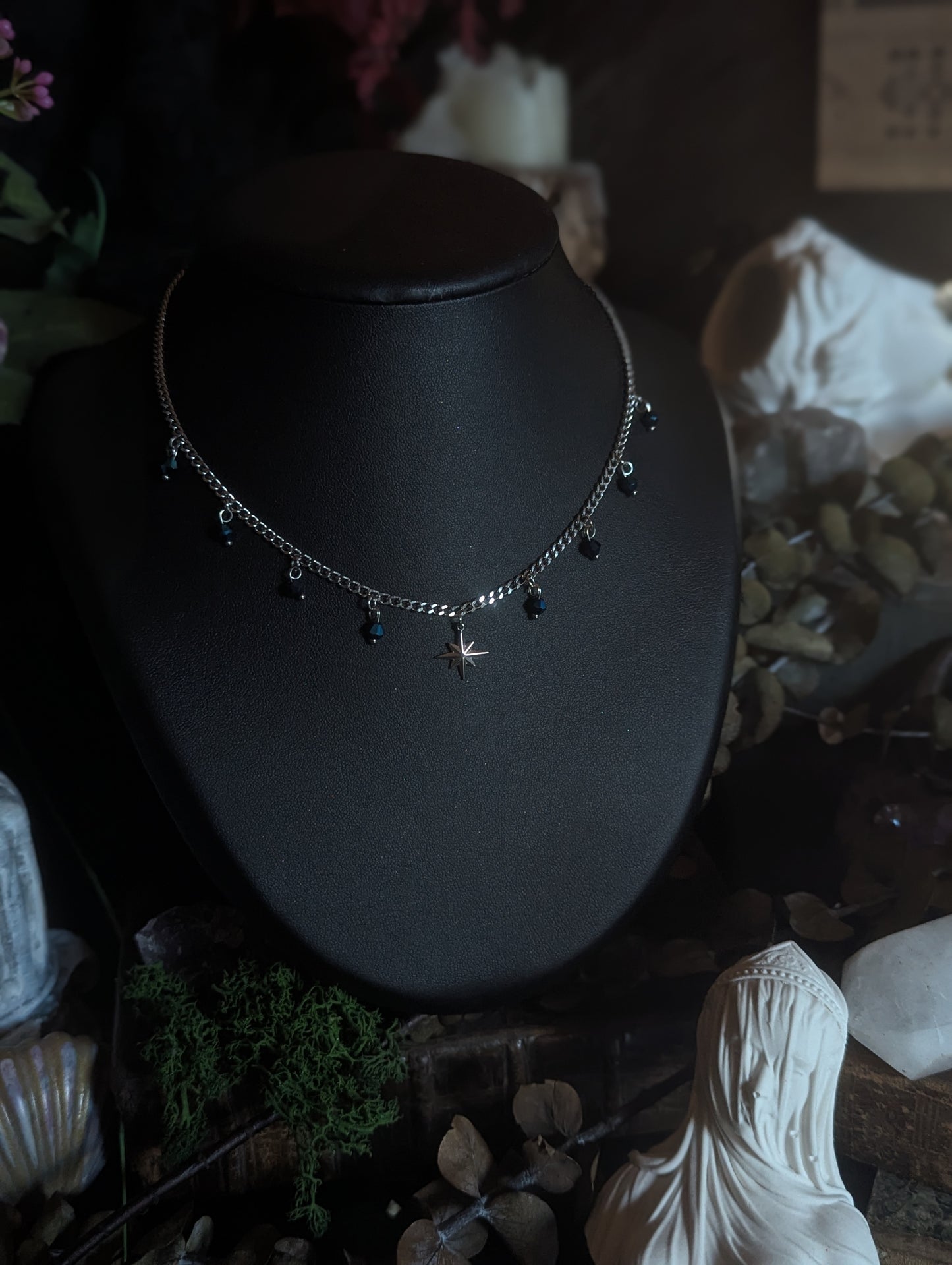 Chocker Célèste Argenté