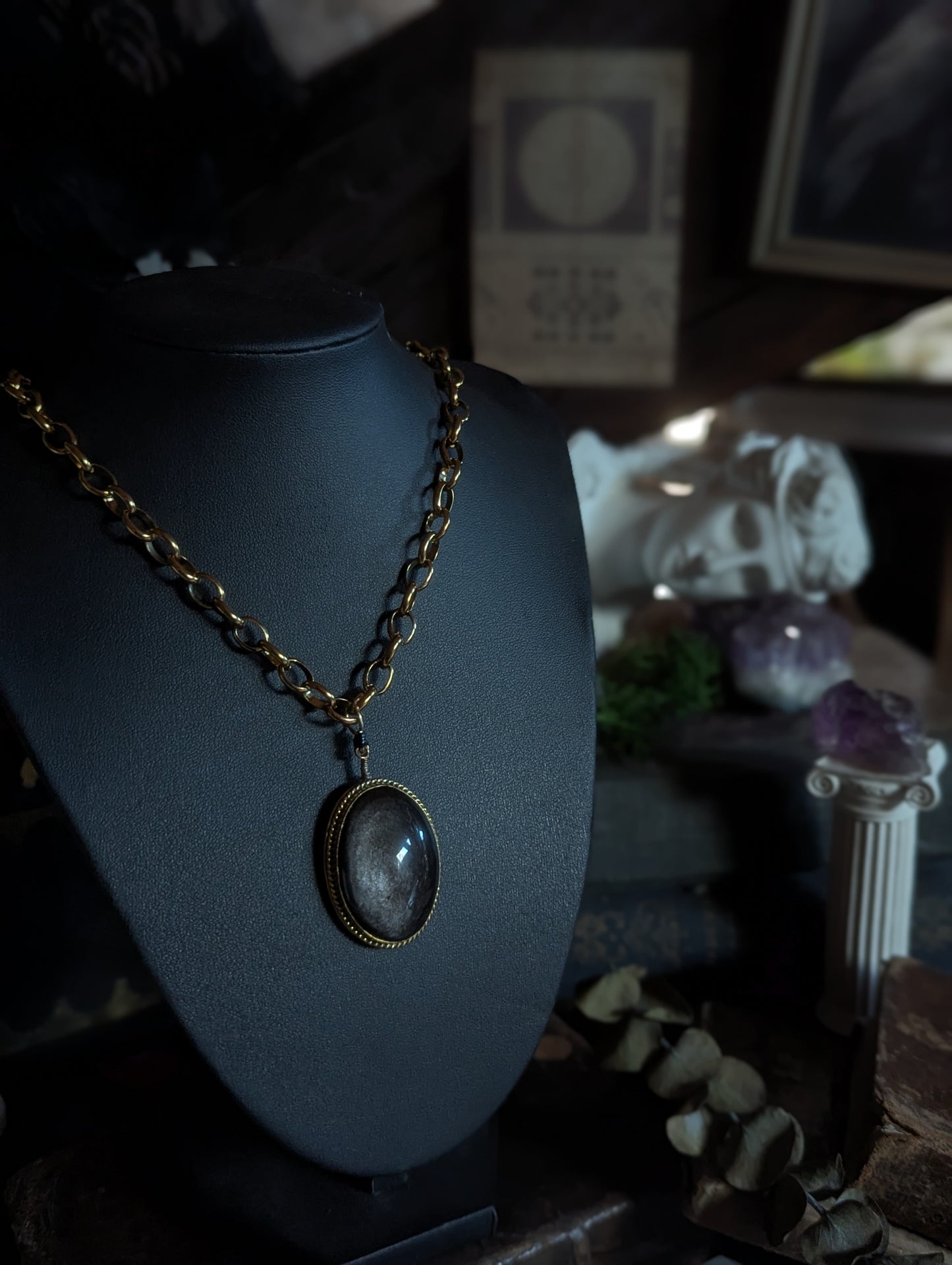Obsidienne Argentée