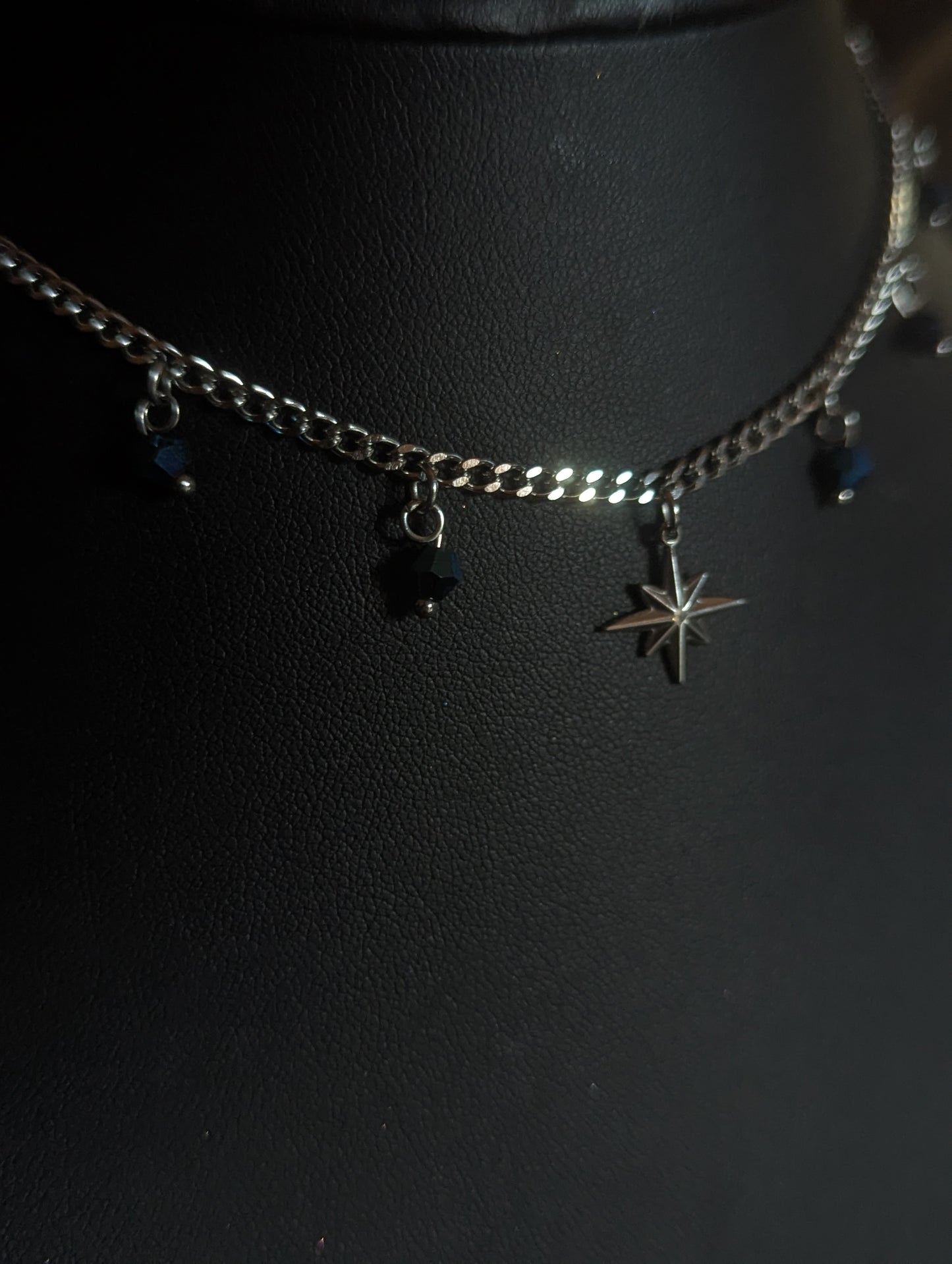 Chocker Célèste Argenté