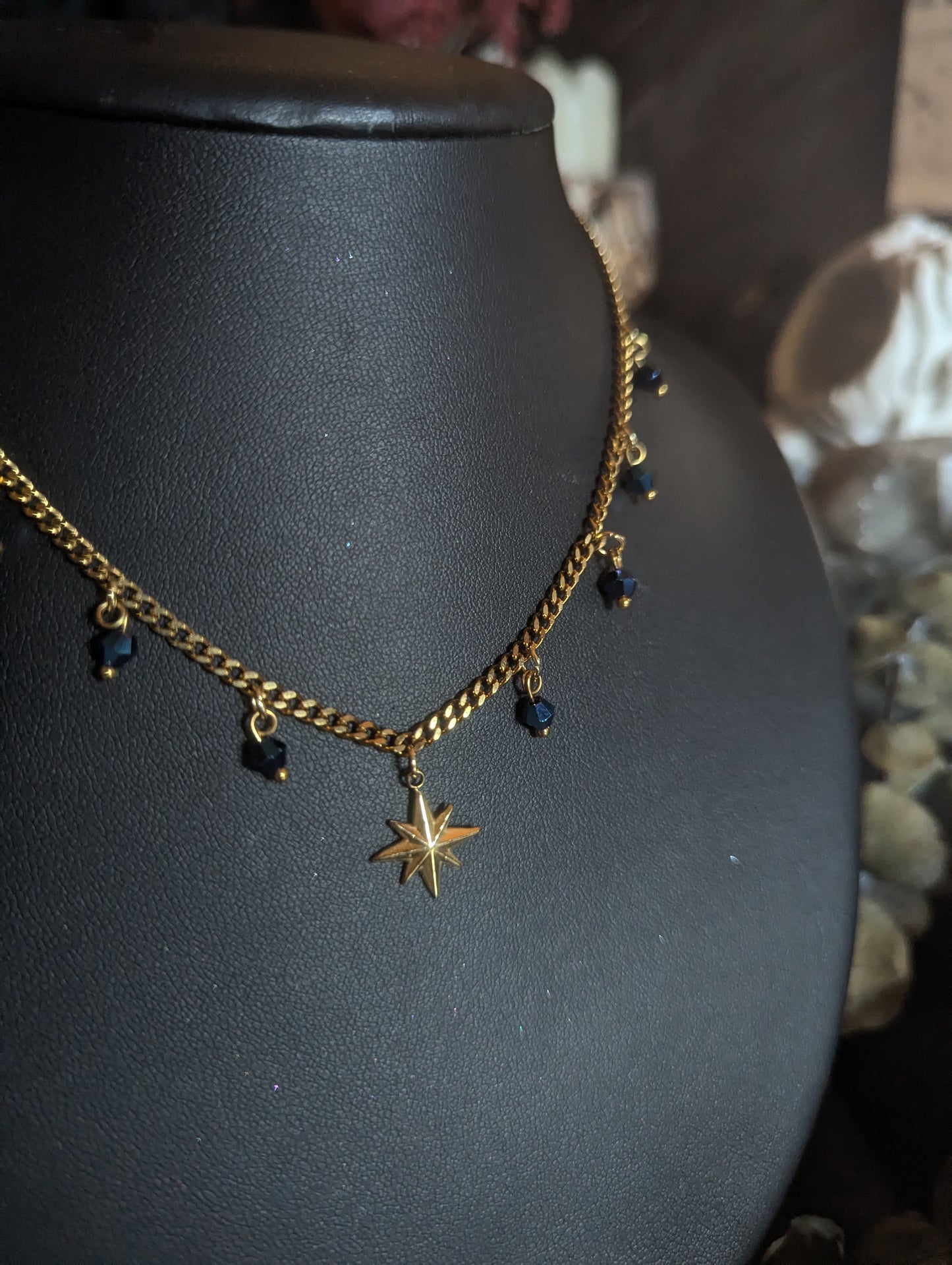 Chocker Célèste Doré