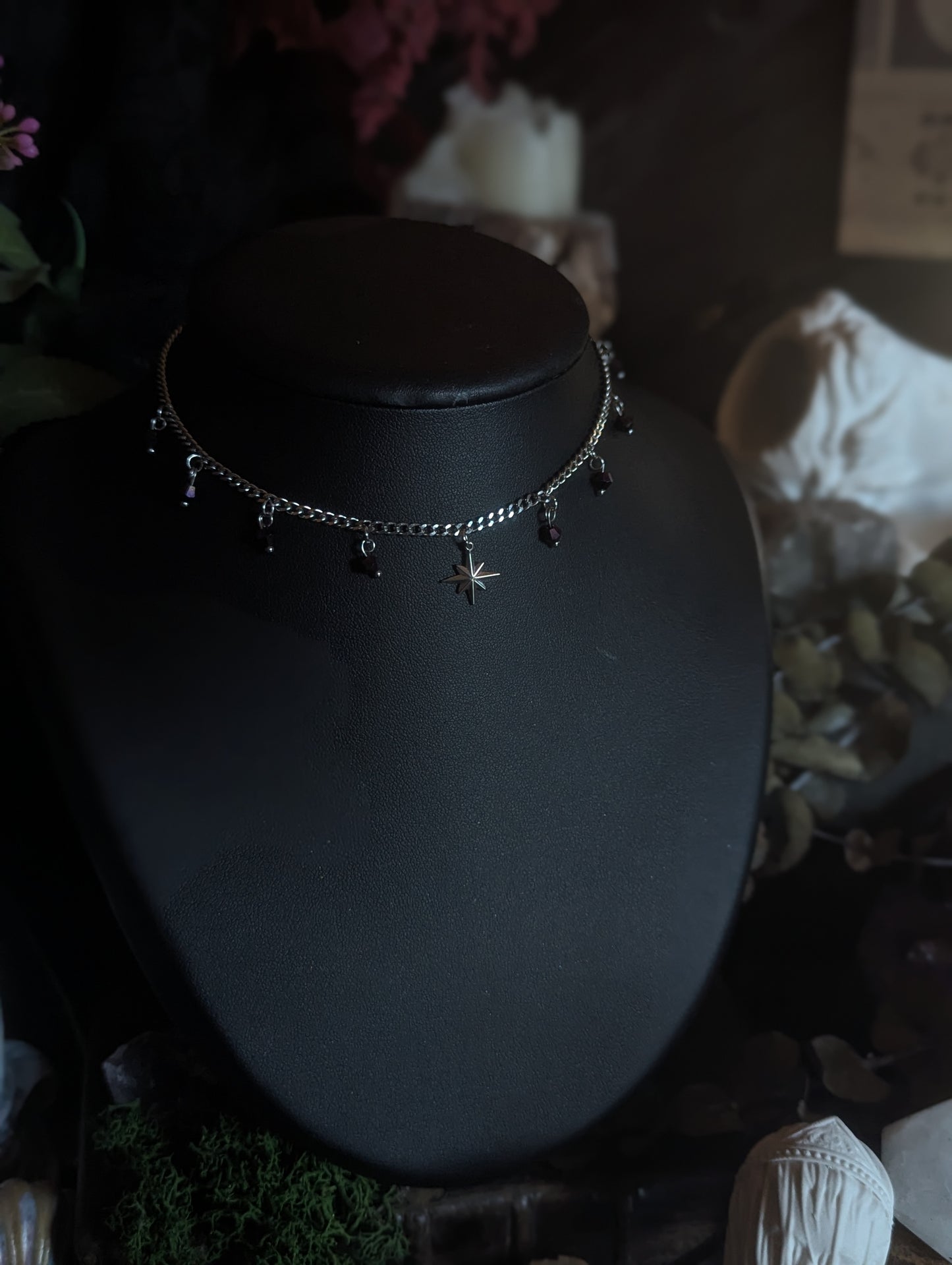 Chocker Célèste Argenté